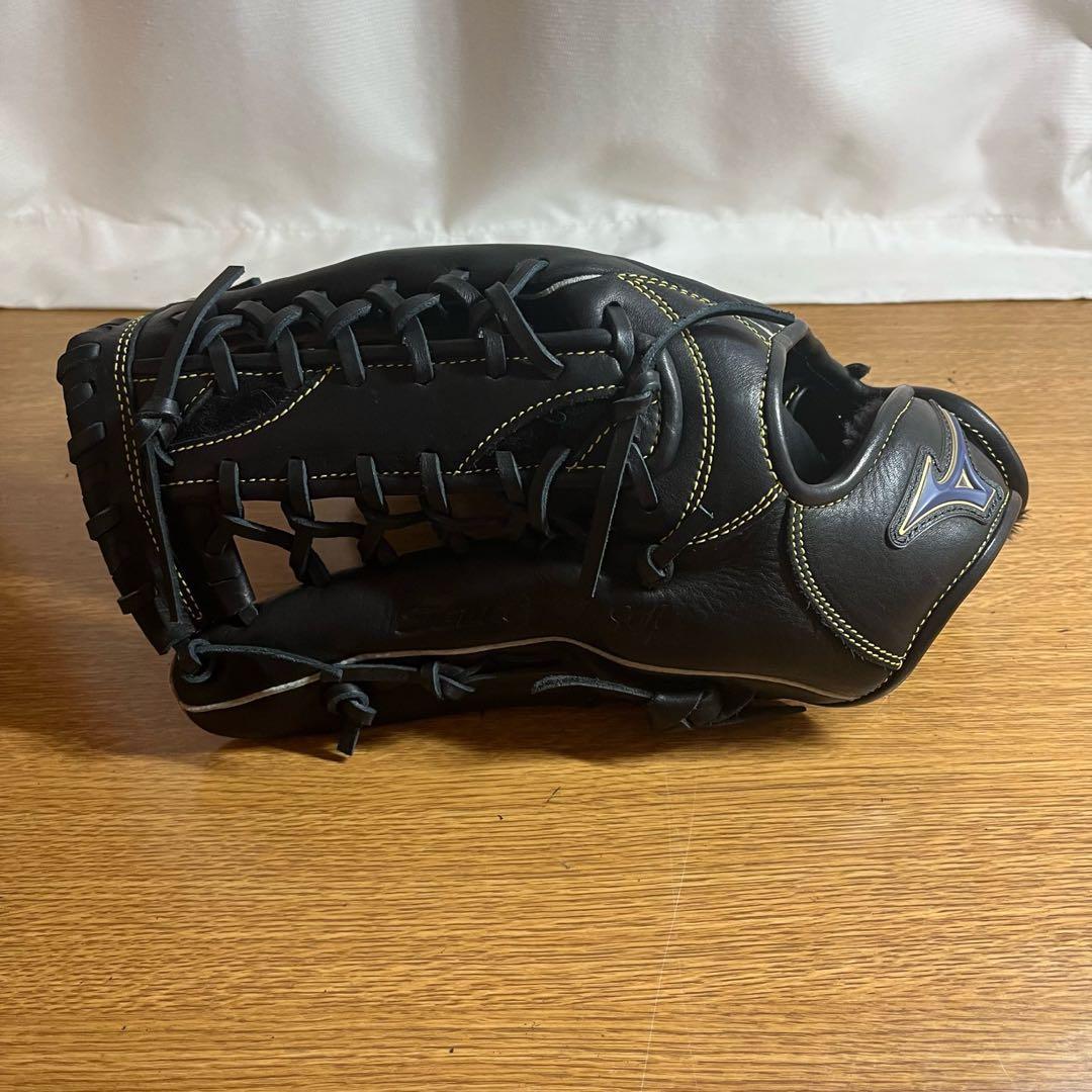 Mizunoセレクト9 ソフトプラス ブラック 軟式グローブ 左投げ 外野 美品