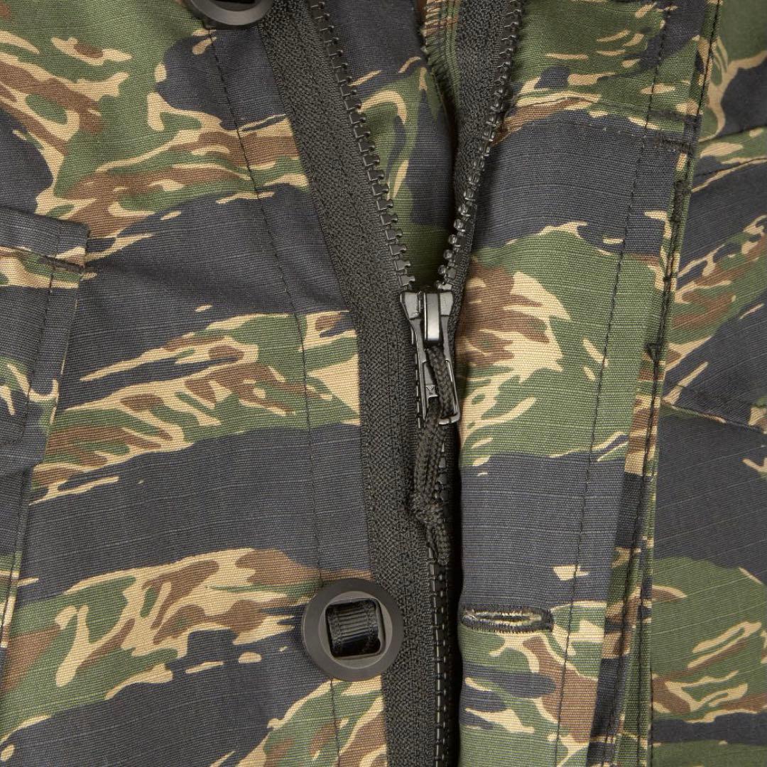 Platatac ジャングルシャツ フィールドシャツ S-R タイガーストライプ