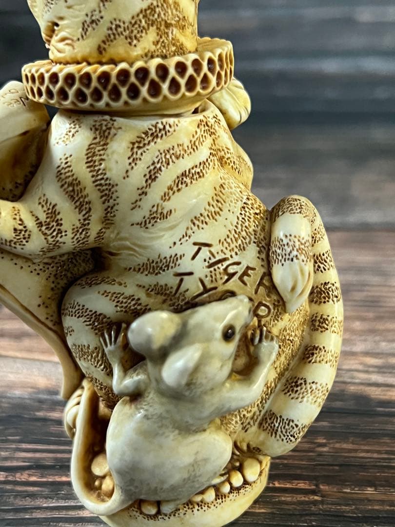 貴重　Poet's Party デビッド・ローレンス　置物　オブジェ　猫　鼠