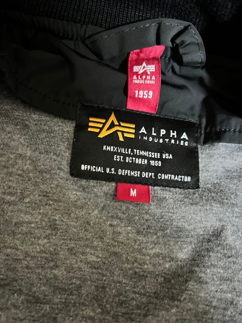 【新品タグ付き】アルファ インダストリーズ ライトMA-1