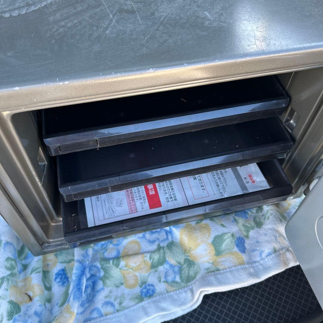 CROWN 特殊マグネットロック式 耐火金庫52kg KM-30 説明書付き