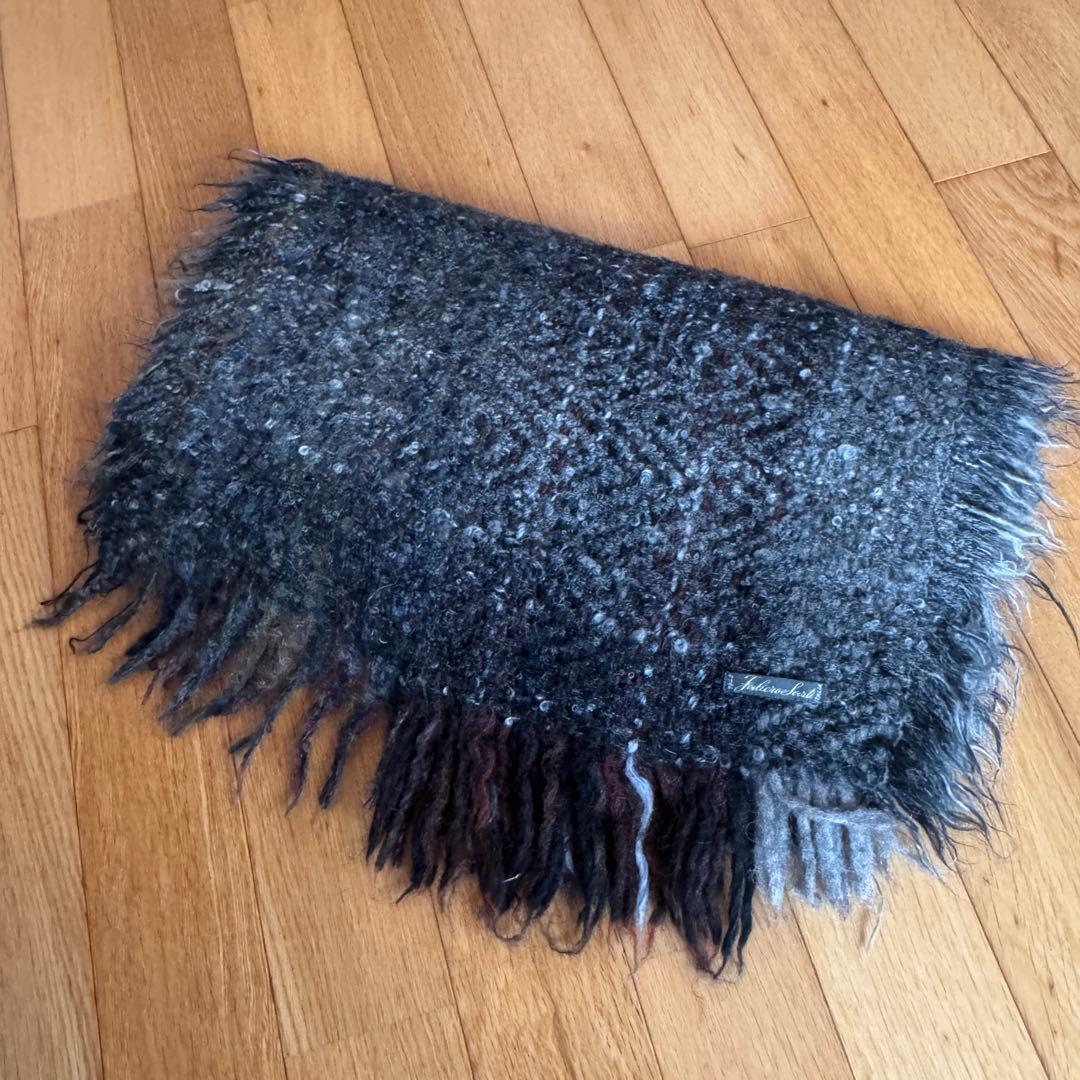 美品 falierosarti ファリエロサルティ ストール グレー系