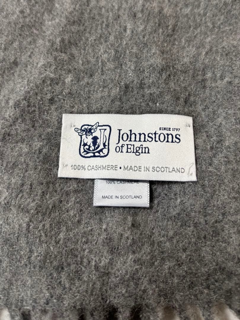 【かげやんさん専用】Johnstons of Elgin中判カシミヤマフラー