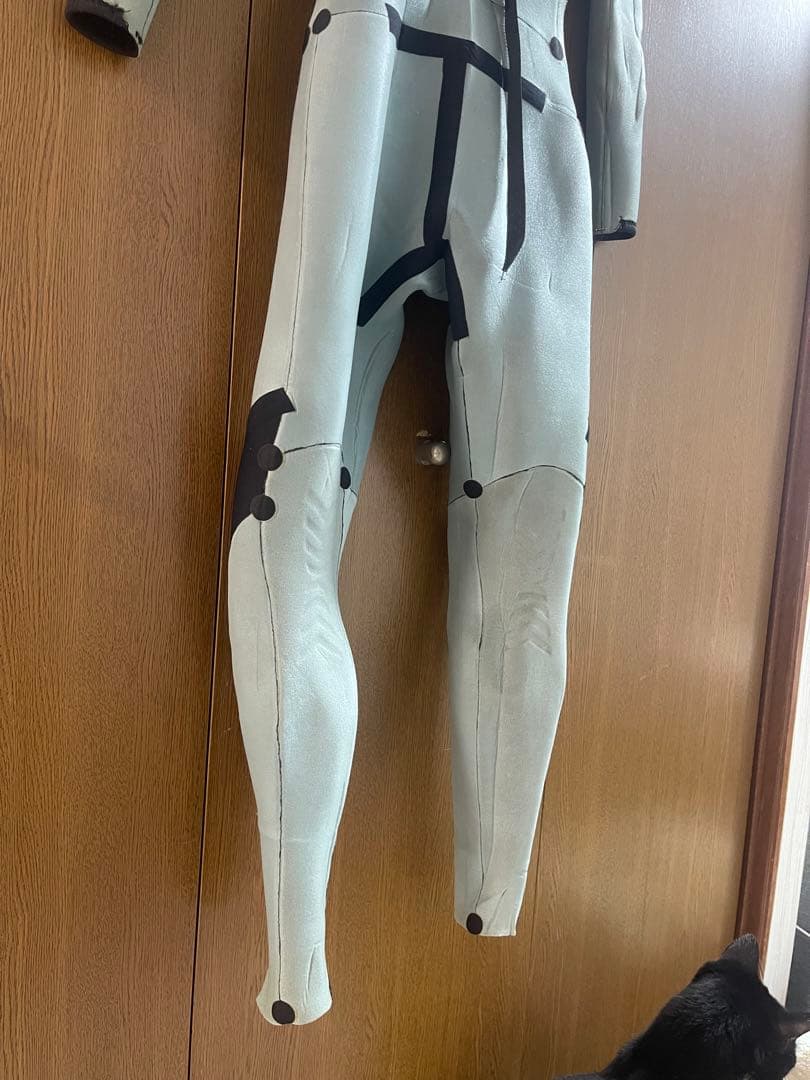 Hurley ウェットスーツ 黒 ヒョウ柄