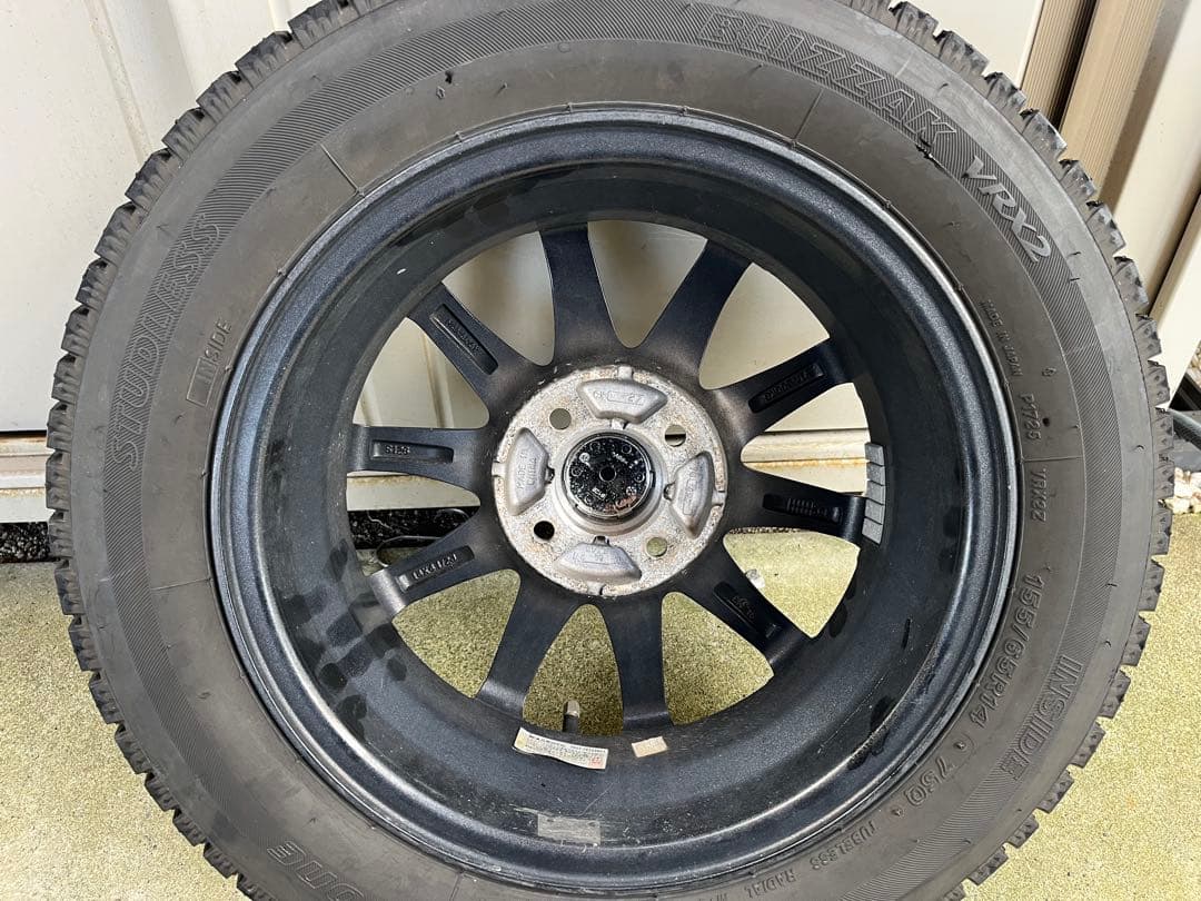 ブリヂストン　スタッドレスタイヤ（2024）・ホイールセット155/65R/14