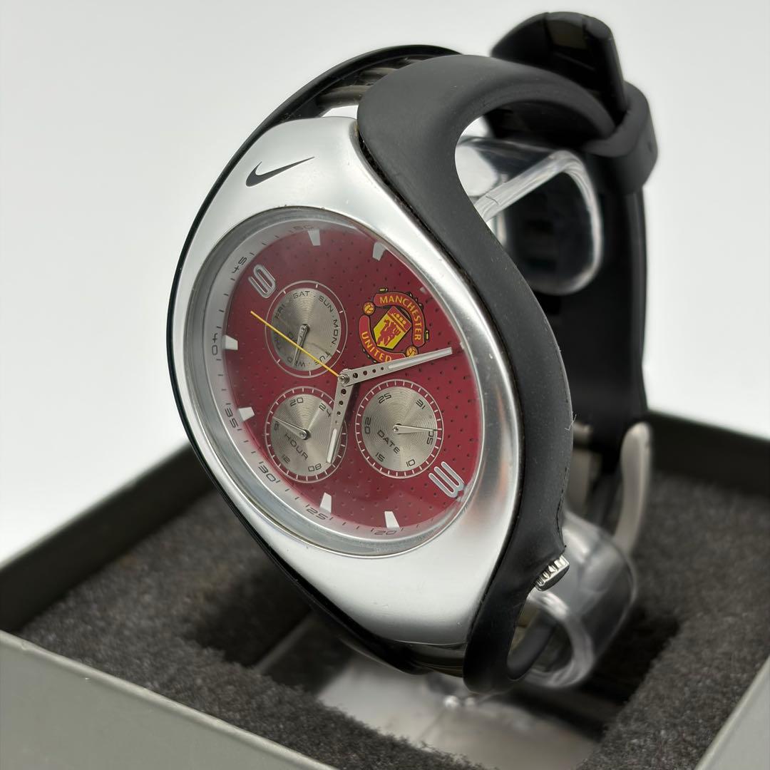 【希少】 Y2K NIKE マンチェスター ユナイテッド 腕時計 稼働品