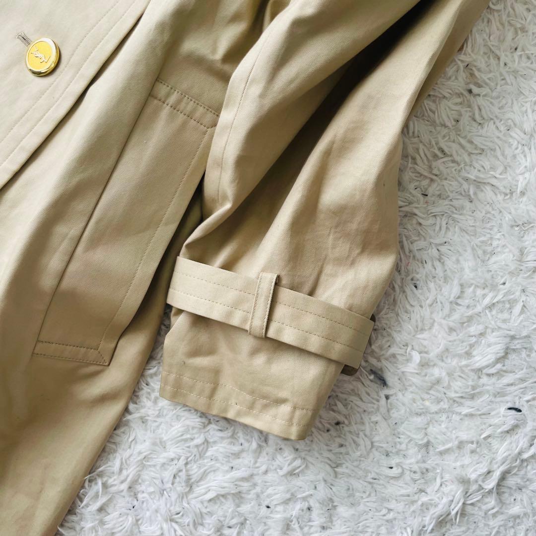 美品 Yves Saint Laurent トレンチコート ライナー 金ボタン