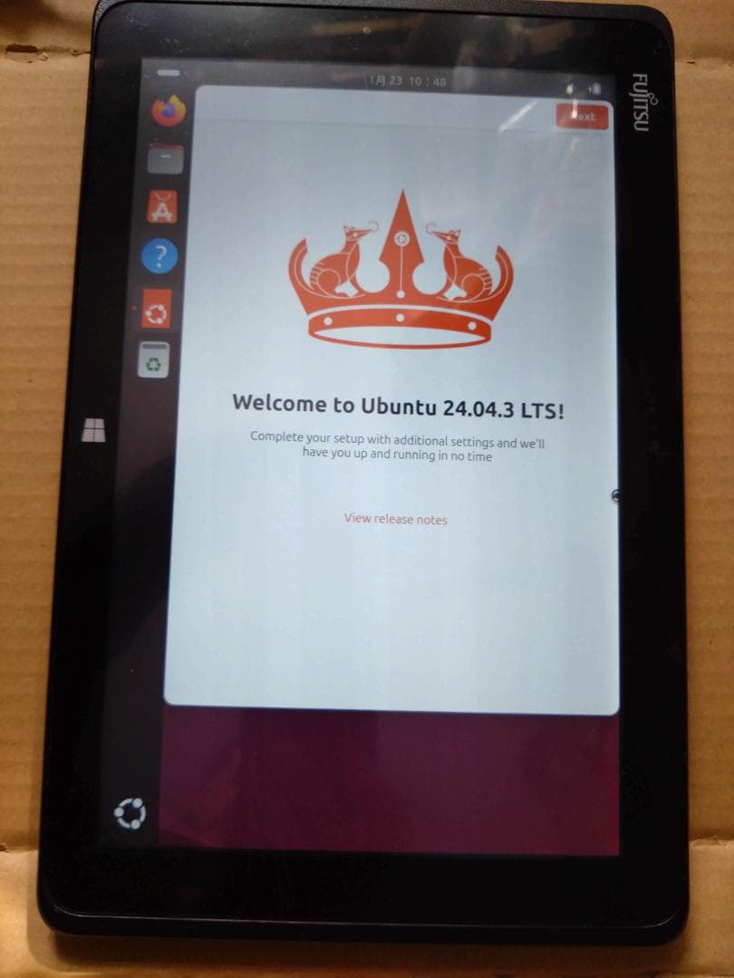 Fujitsu arrows Q506/ME タブレット 本体(Ubuntu)