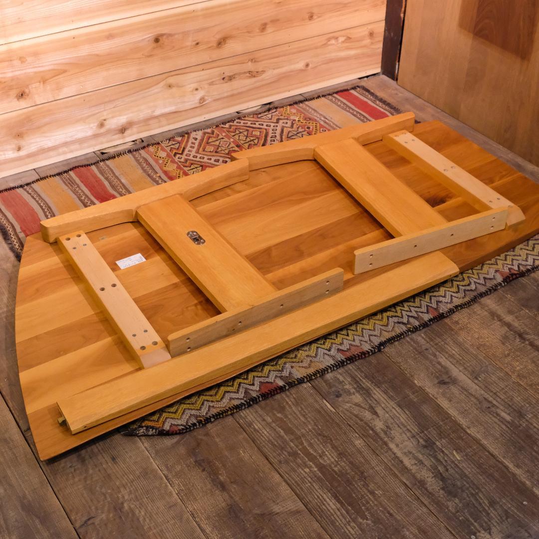 柏木工 高山ウッドワークス ダイニングテーブル ウォールナット&オークコンビ