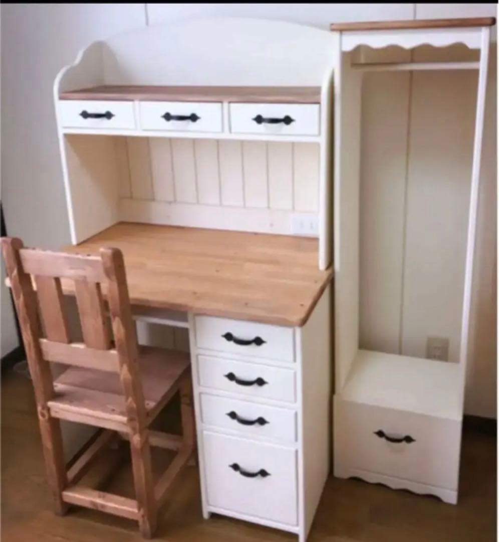 カントリー♥︎　学習机　フルセット