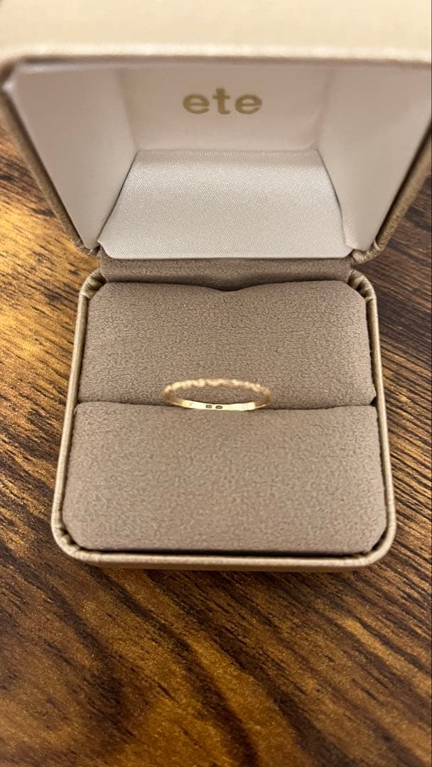 ete クレール　K10 リング　13号サイズ