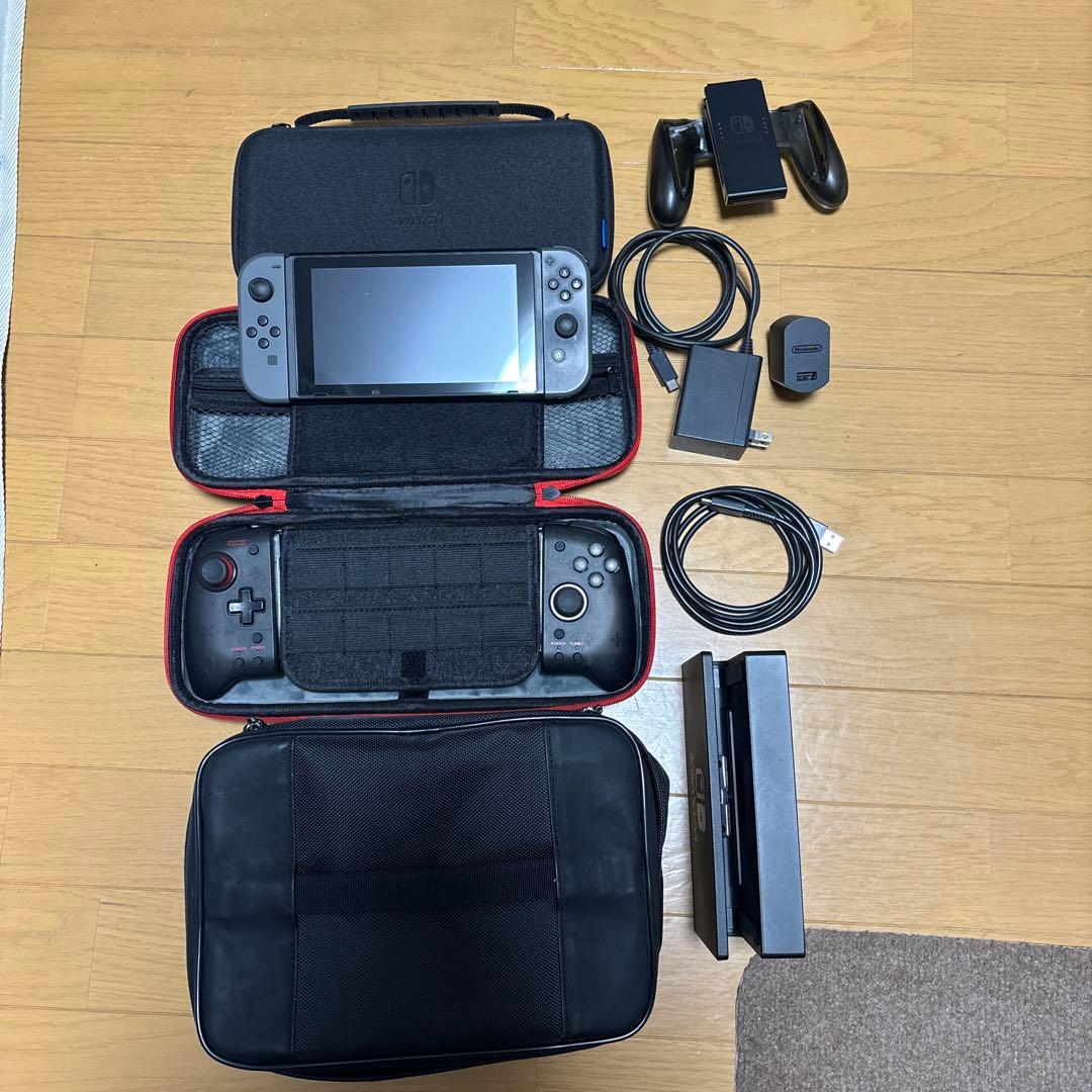 Nintendo Switch グレー 本体 収納ケース付き
