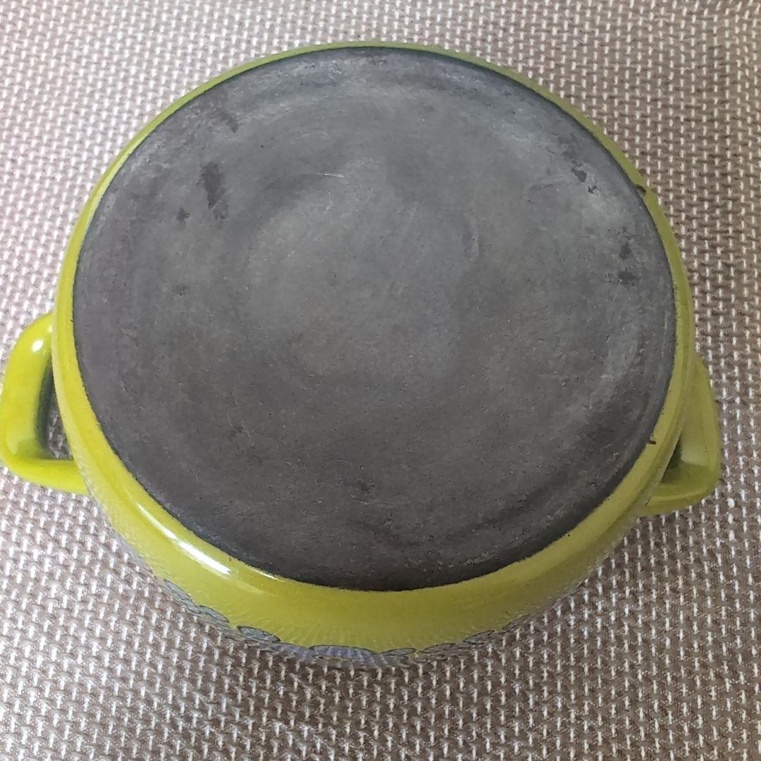 ARABIA Finel/フィネル/ホーロー製両手鍋　プリマベーラ　緑