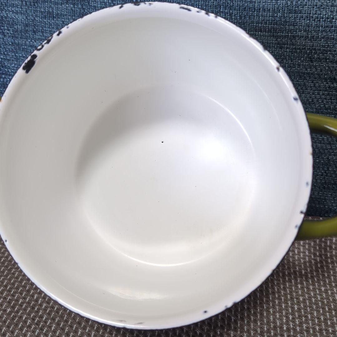 ARABIA Finel/フィネル/ホーロー製両手鍋　プリマベーラ　緑