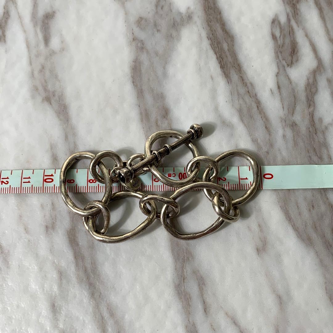 VELATTI リングブレスレット スペイン製 シルバー オニキス Tバー.