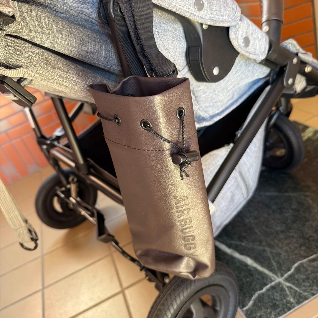 エアバギーココダブルEX フロムバース アースグレイ レインカバー未使用