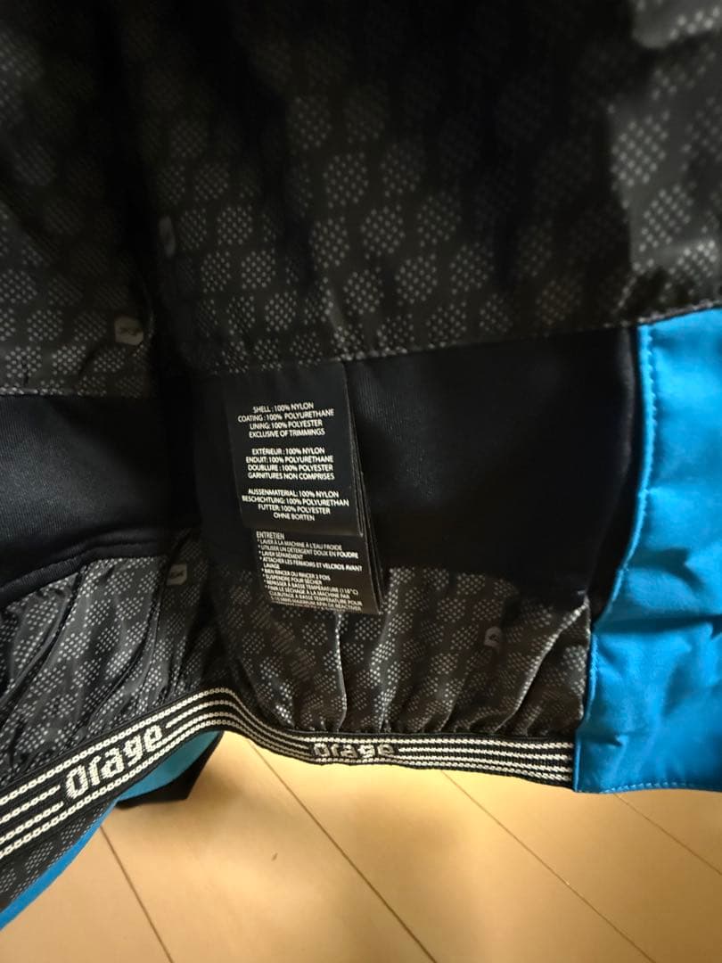 ORAGE オラージュ　skiウェア　Sサイズ　170㎝　ブルー　美品　M相当