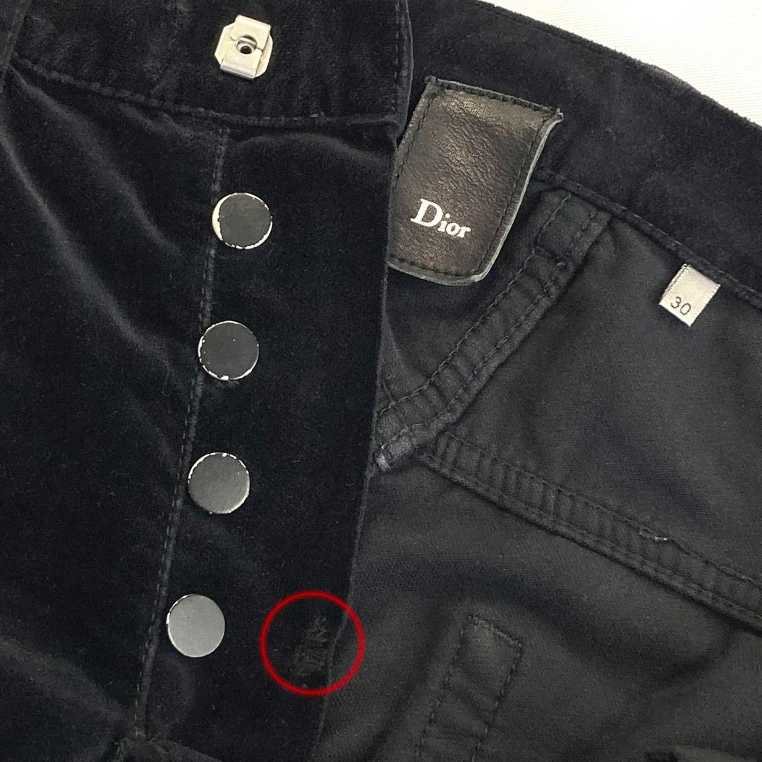 Dior homme ディオールオム ベロアフレアパンツ 05AW エディ期