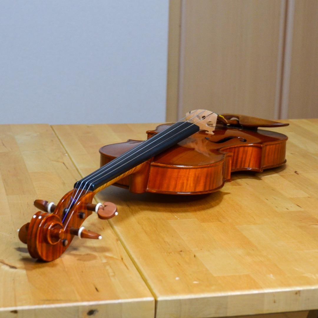 個人オーダーメイド Violin 虎杢目 フルサイズ【美品・良品】