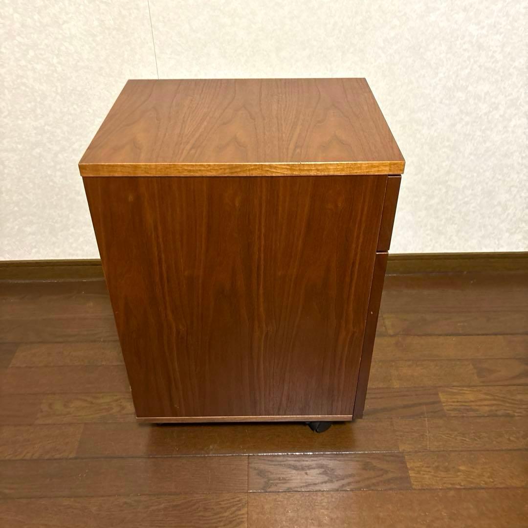 【良品】あずま工芸 デスクワゴン ウォールナット