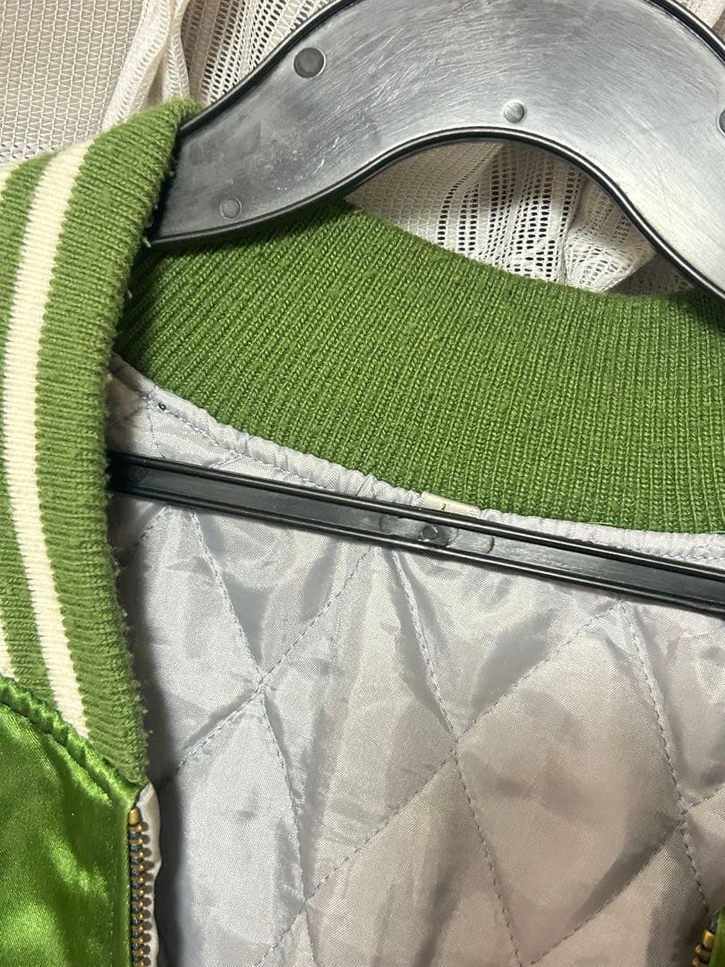 a*o様 横須賀ジャンパー緑　　スカジャン