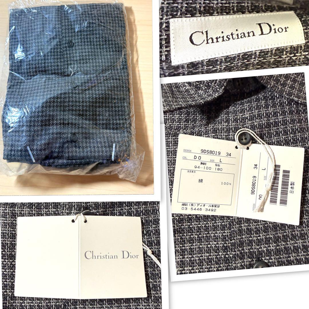 未使用 メンズ ディオール Dior 秋冬 シャツ サイズ L 9枚 90s