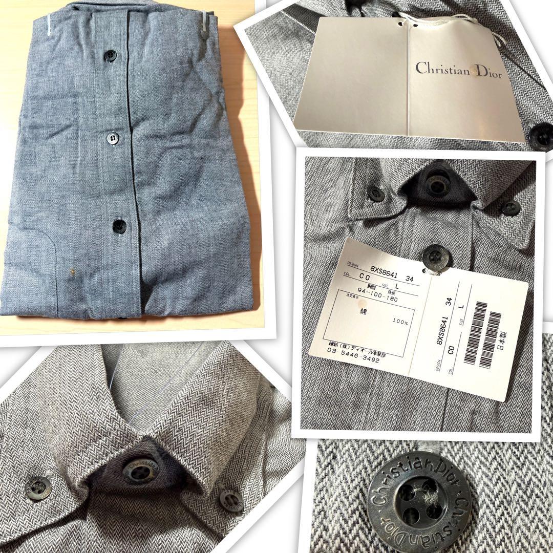 未使用 メンズ ディオール Dior 秋冬 シャツ サイズ L 9枚 90s