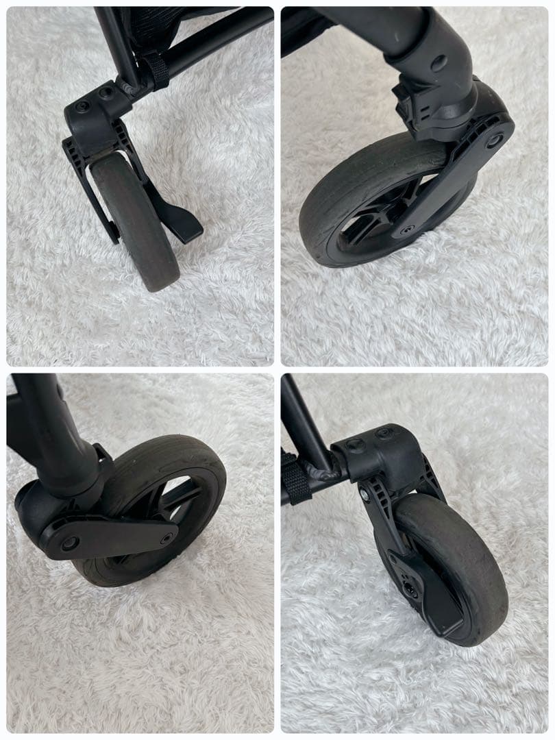 ✨美品✨ ピジョン ビングル BB3 CA-1 ベビーカー レザーハンドル