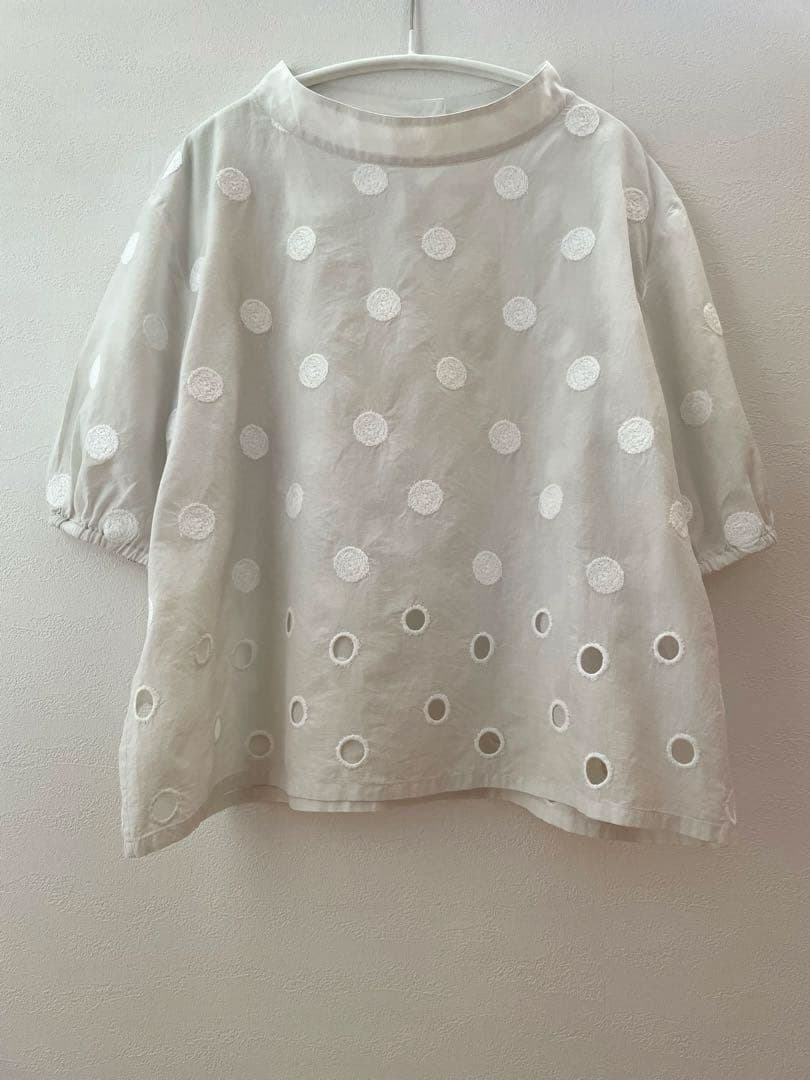 2023SS 松本店10周年記念 ミナペルホネン vapor ブラウス36