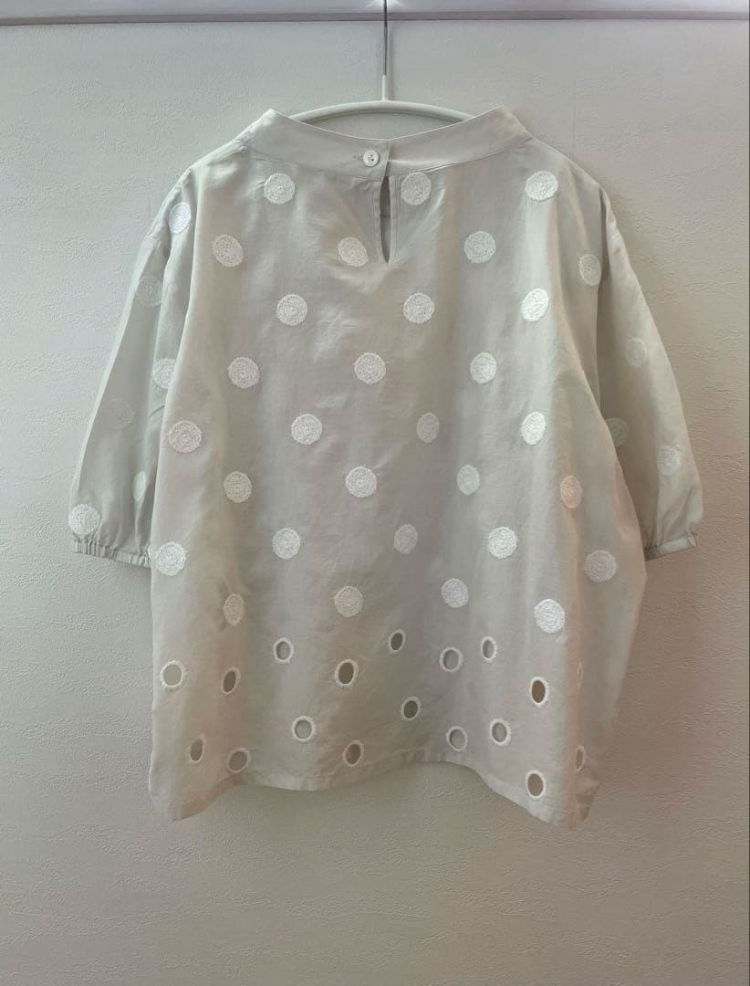 2023SS 松本店10周年記念 ミナペルホネン vapor ブラウス36