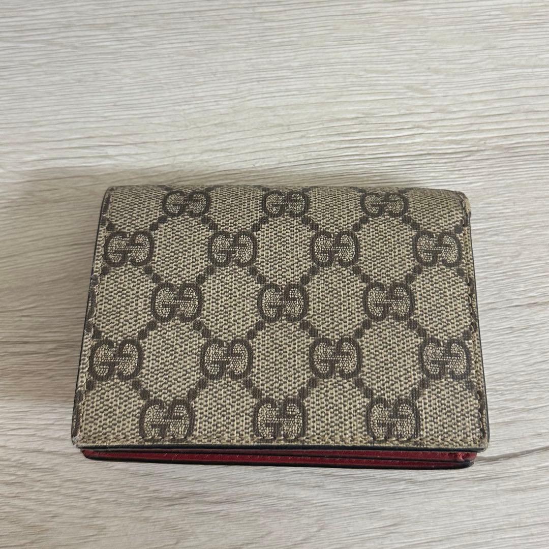 【即購入OK】Gucciグッチ チェリー GG柄 2つ折り財布