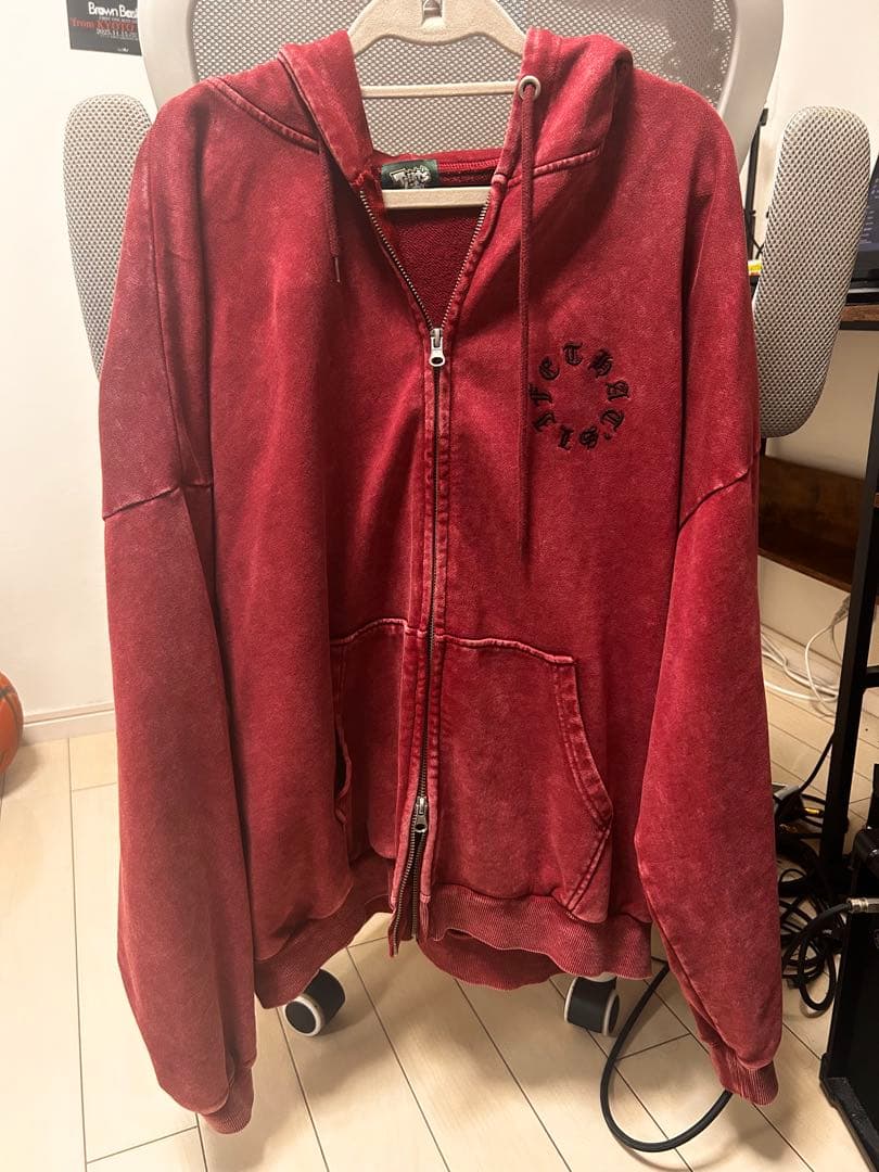Thatslife ジップパーカー　 Lサイズ　レッド