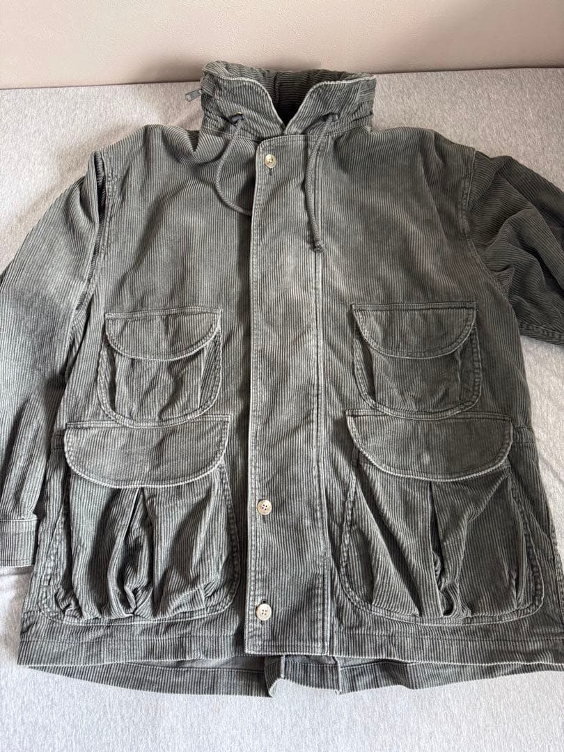 Beams plus Field Coat Corduroy moss色