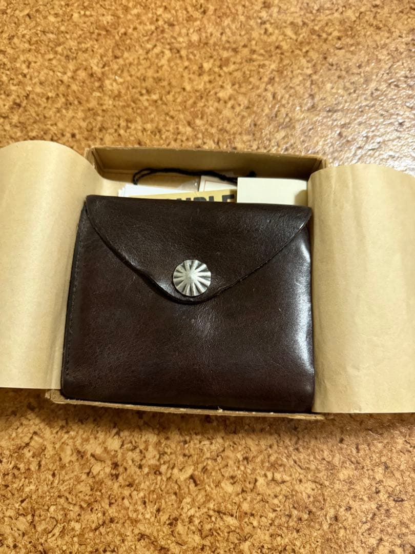 RRL 二つ折りレザーウォレット コンチョウォレット