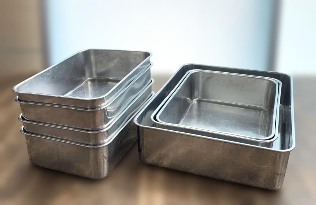 クローバー 18-8 深型組バット 6号×4＋8号・9号・11号×各1 計7点