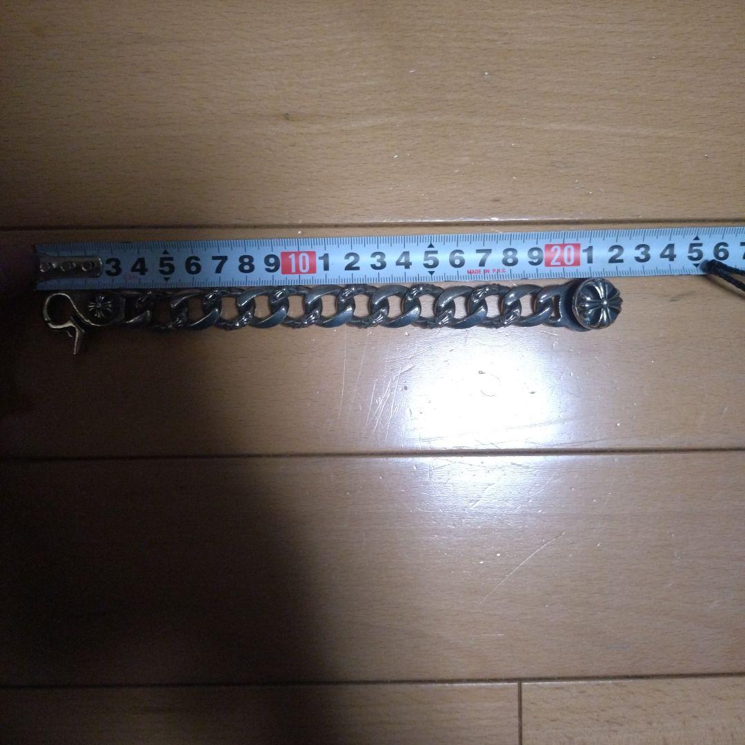 シルバー925 クロスチェーンブレスレット