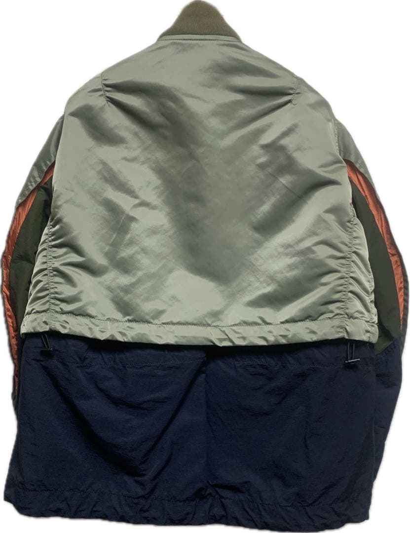 sacai MA-1ジャケット ナイロンツイルミックス　サイズ1
