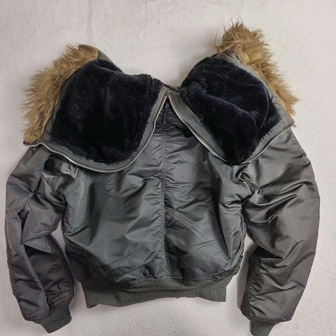 ☆希少色美品✨90sアルファN-2BフライトジャケットUSA製 カーキ L