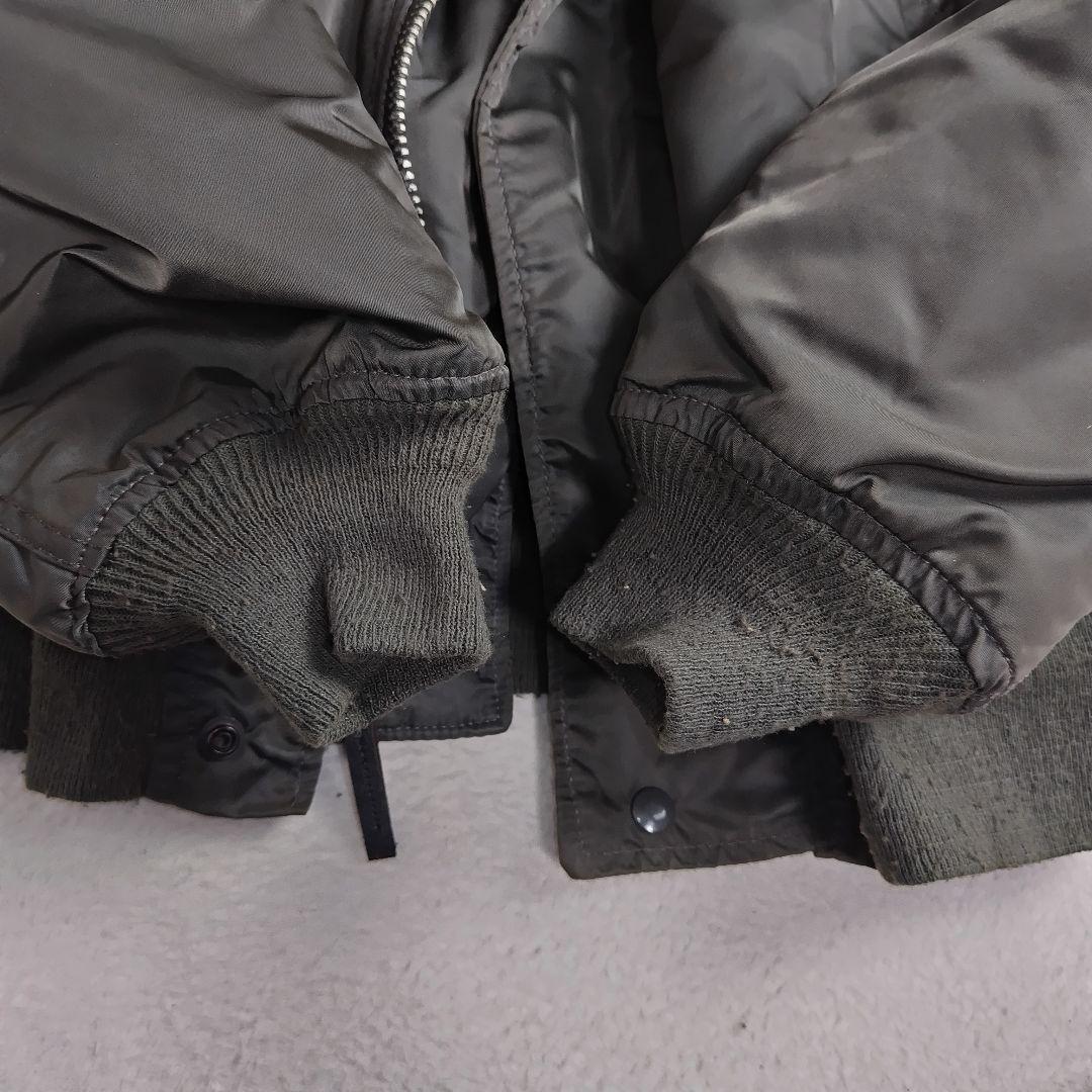 ☆希少色美品✨90sアルファN-2BフライトジャケットUSA製 カーキ L