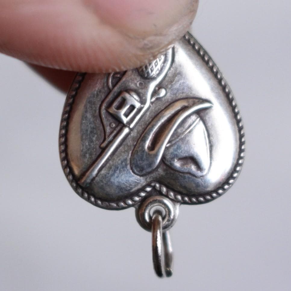 30s　スウィートハートジュエリー　WW2　カウボーイハット　拳銃　ウェスタン