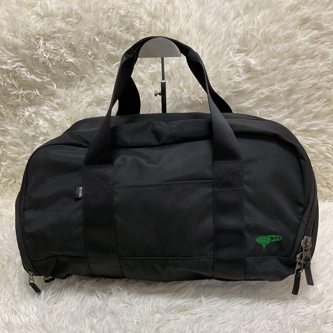 BEAMS GOLF ボストンバッグ シューズケース付 ブラック