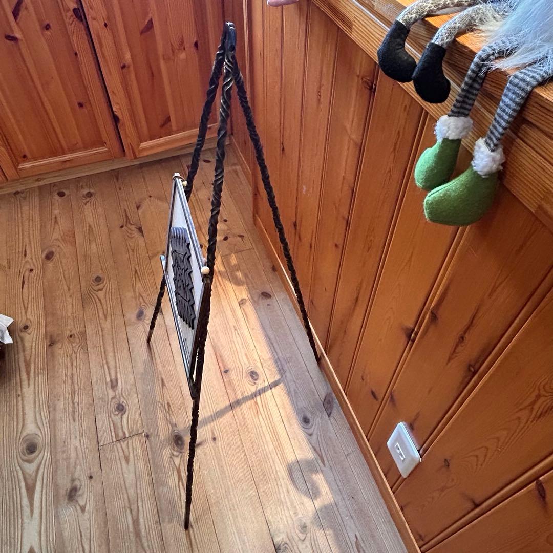 ショップ看板スタンド　マルシェ看板スタンド　アイアン看板スタンド　什器