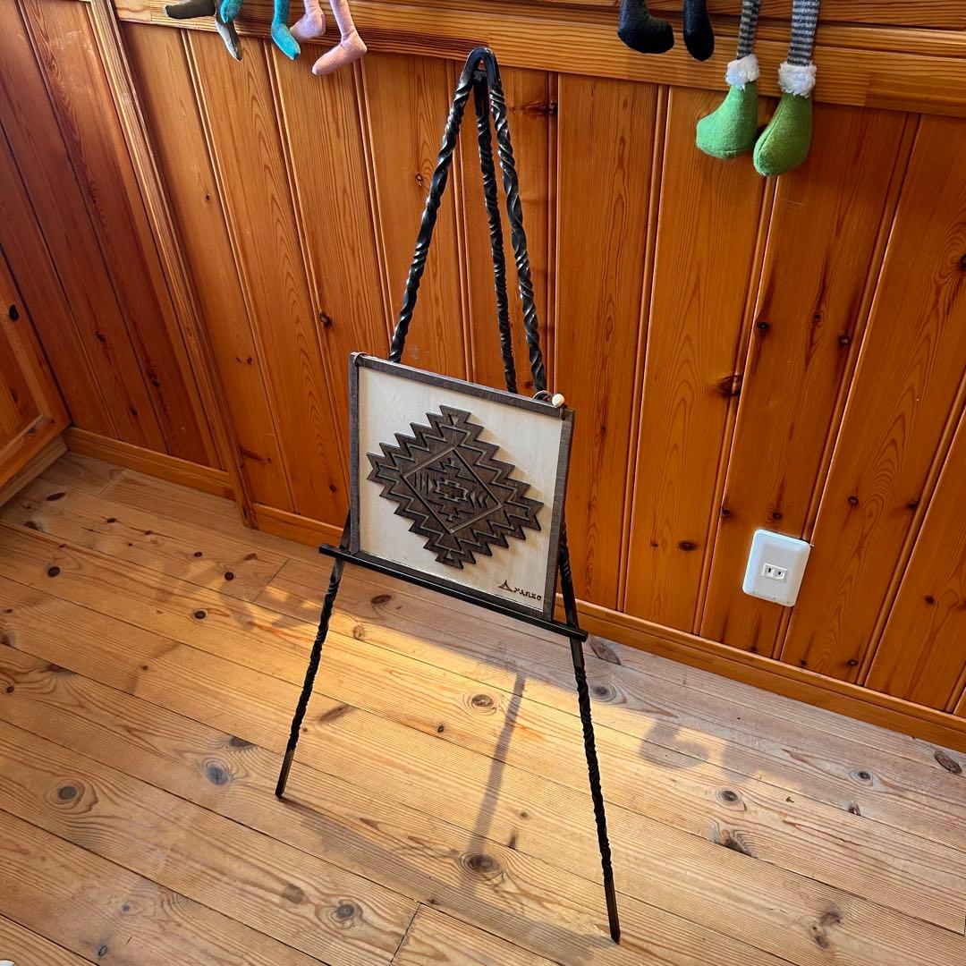 ショップ看板スタンド　マルシェ看板スタンド　アイアン看板スタンド　什器