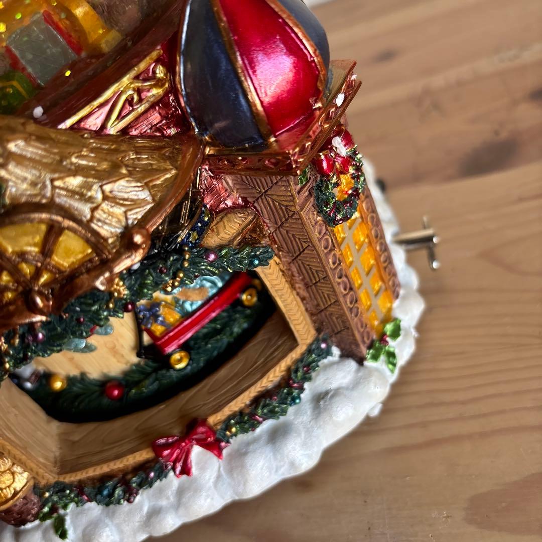 クリスマス スノードーム オルゴール付き　KIRKLAND