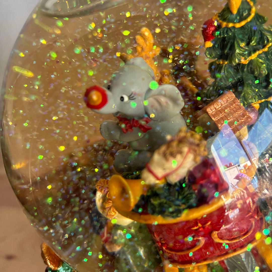 クリスマス スノードーム オルゴール付き　KIRKLAND