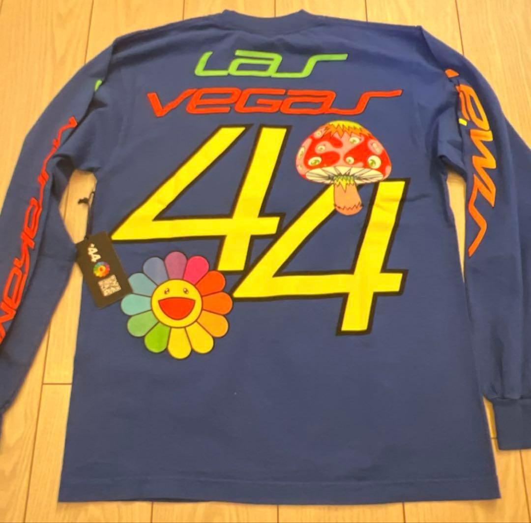 村上隆　ルイス・ハミルトン Race Long Sleeve Tee-Blue