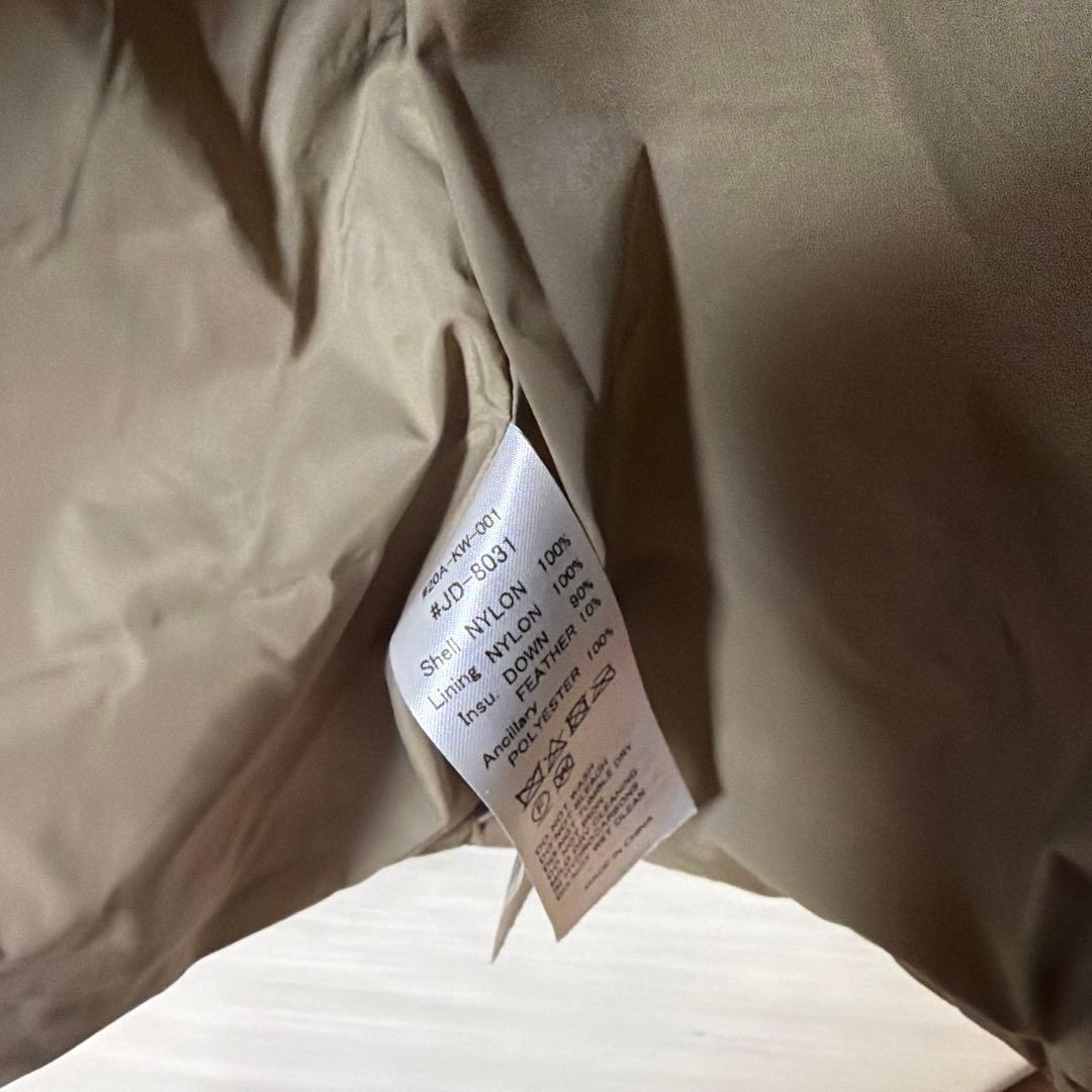 ダントン ミドルダウン フードジャケット　美品