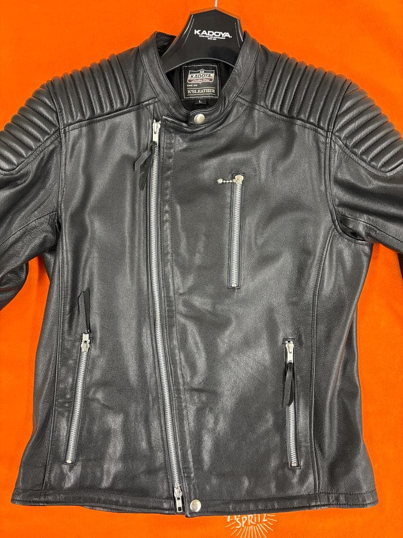 ■KADOYA■ K'S LEATHER■FENNEL　ゴートスキン■L■