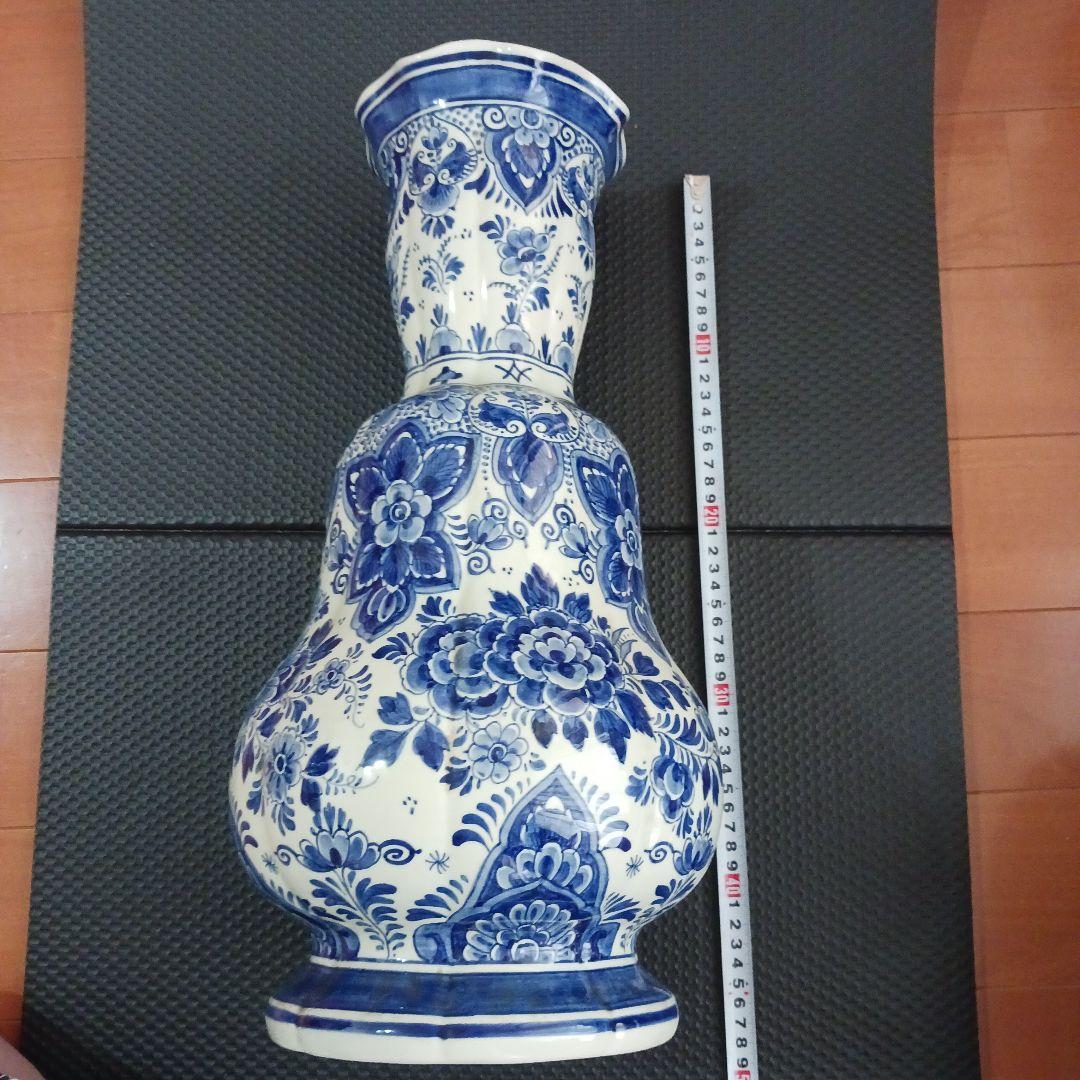 デルフト焼き　RAM 印　花瓶　オランダ製
