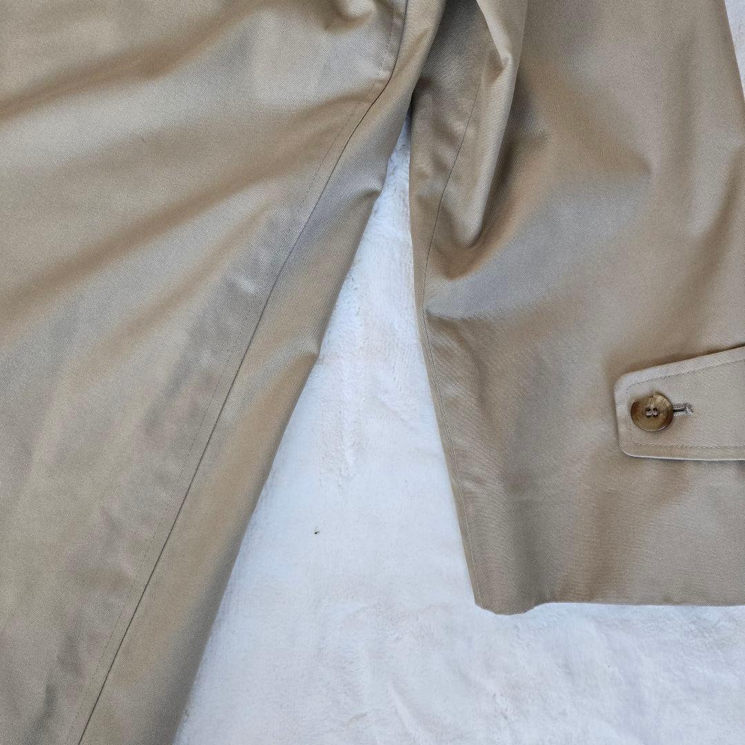 【最高級・英国製】アクアスキュータム ステンカラーコート 綿100% 希少 M